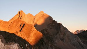 Montagne et coucher de soleil - hôtel de charmes dans les Pyrénéens - Hôtel Tourmalet